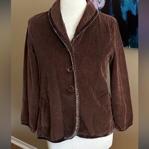 J JILL Brown Corduroy Women's Jacket